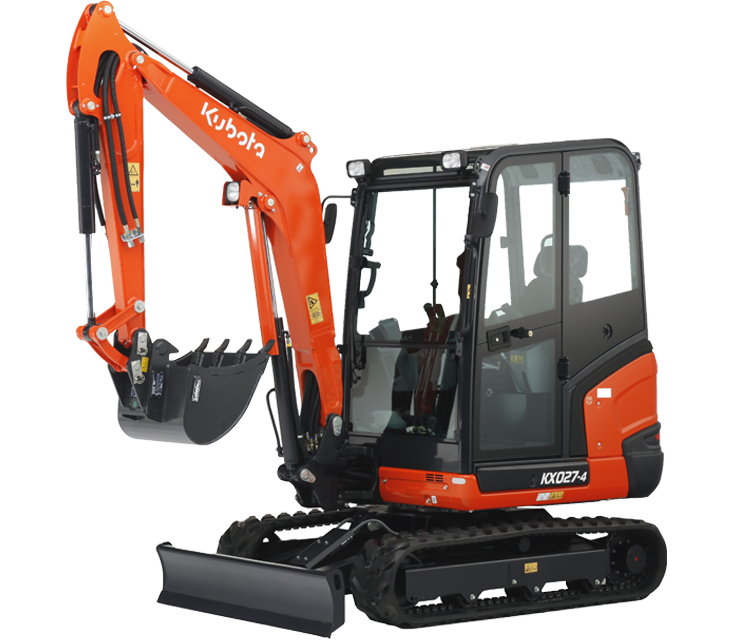 Kubota KX27-4 mini ekskavatorius